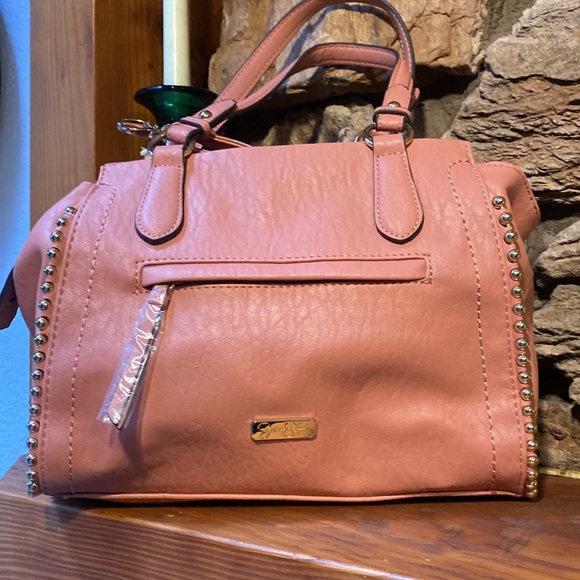 NWT Jessica Simpson handle w/ crossbody strap. Camel color - Picture 3 of 9